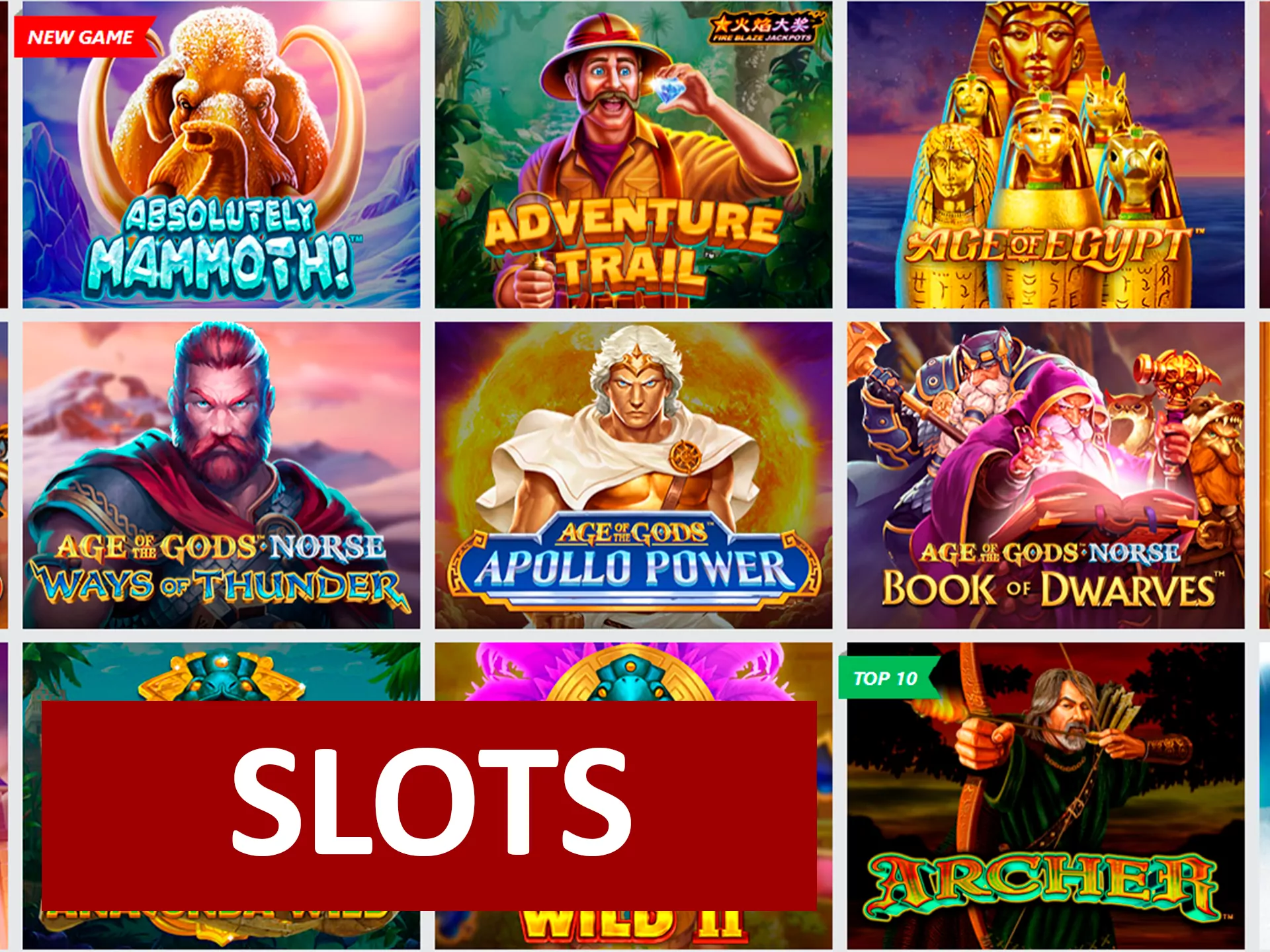 There are a lot of popular slots in the Dafabet casino.