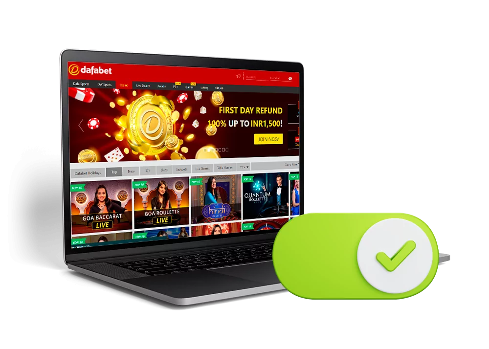 Dafabet is a fully licensed and approved online casino.
